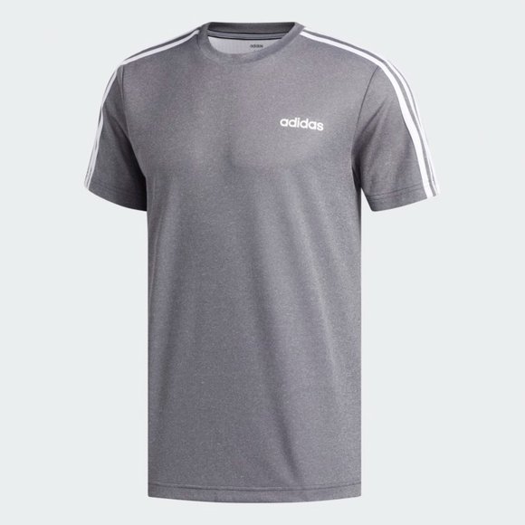 adidas Other - 🆕ADIDAS Men's 3 Stripes PES SOL T-Shirts, Large -Grey Six/White,Brand NEW, Auth